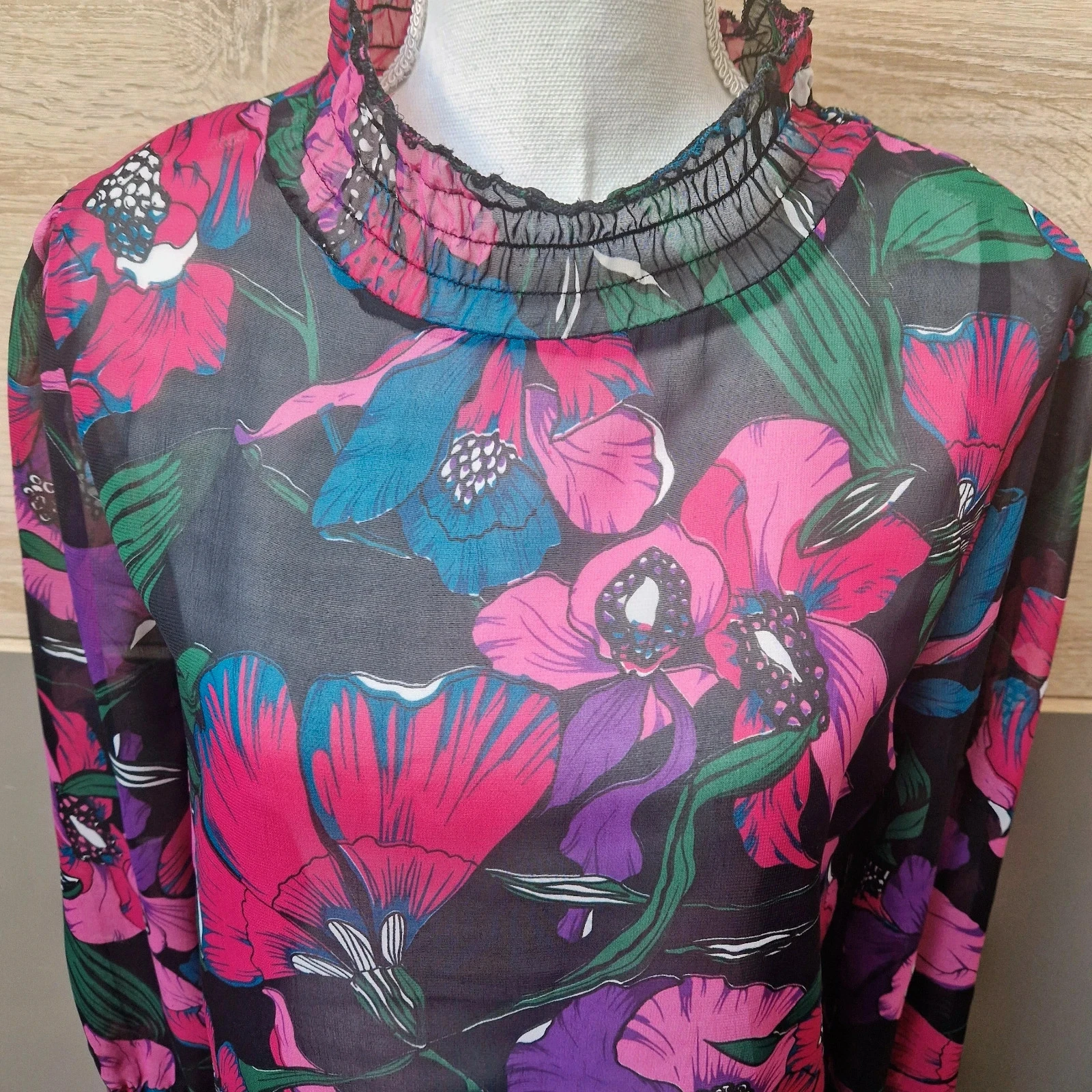 Blusa transparente AX Paris Tamanho 36 – photo 2